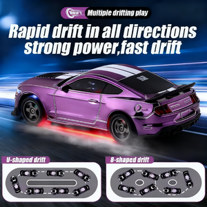 MILI 1:43 Vehículo de Derrape con Control Remoto 2.4G a Escala Completa, 4WD, con Luces, Auto de Carreras de Derrape RC, Juguete de Regalo para Niños - Product Image 3