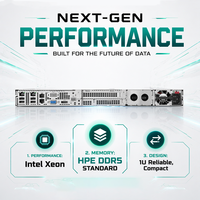 Server Rak Enterprise CPU Intel Xeon Seri DDR5 HPE DL20 Gen11 1U yang Laris Manis untuk IT