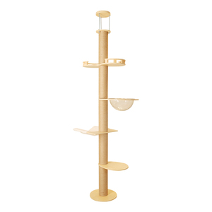 Árbol para Gatos de Madera Maciza Listo para Enviar, <span class=keywords><strong>Casa</strong></span> para Gatos, Poste Rascador, Juguete para Gatos - Product Image 1