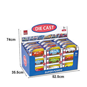 سبائك مخصصة مجموعة محاكاة مصغرة دييكاست نموذج سيارات لعب المركبات التراجع سيارات لعبة 1/64 للأطفال - Product Image 2
