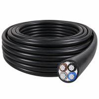 Câble d'alimentation en aluminium YJLV NA2XY, isolé XLPE, gaine en PVC, 0,6-1 kV, fil électrique basse tension pour la distribution dans les bâtiments
