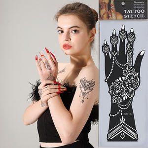 Cinq et dix GMPC/Sedex/ISO/EUDR main poignet peinture au <span class=keywords><strong>henné</strong></span> <span class=keywords><strong>pochoir</strong></span> bricolage réutilisable inde <span class=keywords><strong>henné</strong></span> Mehndi tatouage temporaire <span class=keywords><strong>pochoir</strong></span> au <span class=keywords><strong>henné</strong></span> - Product Image 4