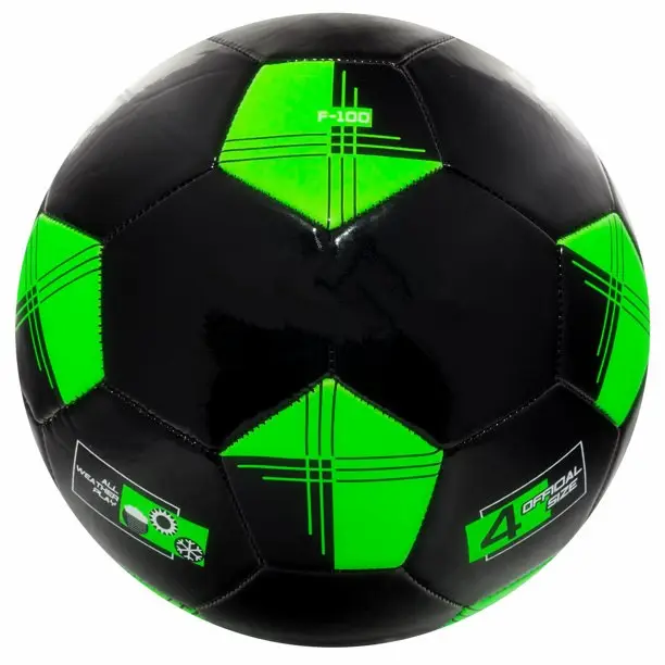 Оптовая продажа, рекламный мяч для <span class=keywords><strong>футбол</strong></span>а из ПВХ с цветным логотипом, Размер 5
