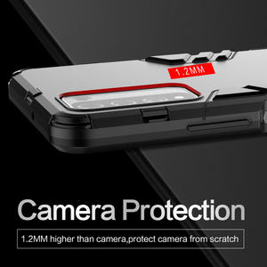 <span class=keywords><strong>Coque</strong></span> de téléphone givrée <span class=keywords><strong>Protection</strong></span> contre les chutes de qualité couverture arrière avec béquille pour <span class=keywords><strong>coque</strong></span> de téléphone <span class=keywords><strong>Honor</strong></span> 10X Lite - Product Image 4