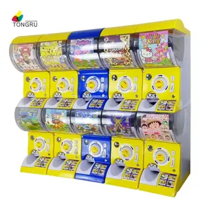 Cápsula eletrônica de brinquedo gacha, máquina de venda de doces para doces