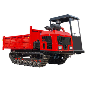 Camion à chenilles 3 tonnes Transporter Dumper Paramètres d'ingénierie Caoutchouc Dumper Type de produit Machines de terrassement - Product Image 6