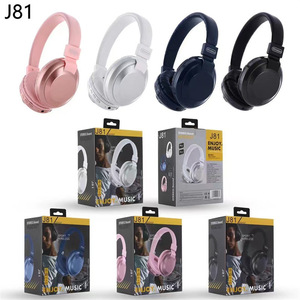 Audífonos J81 Over-Ear Inalámbricos 5.1 Plegables con Ranura para Tarjeta para Música y Llamadas desde el Teléfono Móvil - Product Image 5