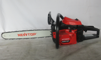 Tronçonneuse de jardin OEM directe d'usine 54,5cc 16-24 pouces, tronçonneuse à essence pour l'entretien des pelouses, machine à couper le bois en stock