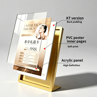 Présentoir pour menus de bureau Présentoir pour affiches de restaurant Présentoir pour affiches de restaurant Présentoir pour affiches de table en métal