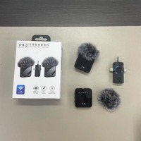 Microphone sans fil F11-2, microphone d'enregistrement sans fil F15, microphone tour de cou deux-en-un et trois-en-un