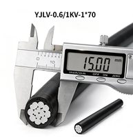 YJLV 0,6~1kV 1*70mm² Aluminiumleiter XLPE-isoliertes Stromkabel