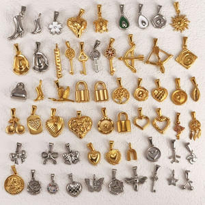 Verano Concha tortuga sol piña colgante impermeable playa joyería surfista collar oro personalizado encanto colgante - Product Image 5