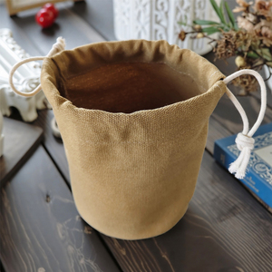 Bolsa de Lona Ecológica de Lujo Pequeña Personalizada para Velas, Bolsa de Tela para Empacar y Proteger contra el Polvo - Product Image 4