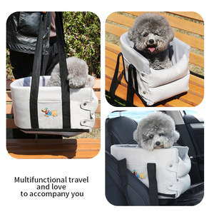 Coussin de siège rectangulaire respirant, imperméable et chaud pour chien et chat, protection de siège avant pour la sécurité des animaux de compagnie en voyage - Product Image 2