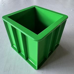 150 stampo quadrato in plastica per calcestruzzo ingegneria della scatola del blocco di prova della pressione stampo per cubo di prova in calcestruzzo - Product Image 6