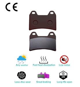 Передняя тормозная колодка мотоцикла для Aprilia RS 250 Paso 650 dorseduro750/1200 ETV Caponord 1000 <span class=keywords><strong>Falco</strong></span> RST Futura RSV1000R Tuono V4R - Product Image 6