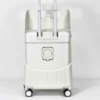 Une nouvelle boîte à bagages multifonctionnelle pour les mères avec une ouverture frontale, un ordinateur portable, un porte-gobelet, un crochet et une poignée de cabine