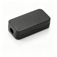 Boîtier électronique en plastique ABS personnalisé OEM, boîte de jonction moulée par injection avec fente pour carte de circuit imprimé, boîtier en plastique pour équipement industriel