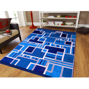 Alfombra de terciopelo de 5x7 pies, Alfombra de chenilla pesada para uso en sala de estar y dormitorio, perfecta para interiores elegantes y acogedores - Product Image 5
