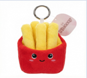 Llavero de Peluche de 4 Pulgadas con Forma de Papas Fritas NYFY-1260 para Cumpleaños - Envío Gratis - Product Image 1