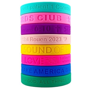 Biểu tượng tùy chỉnh Thể Thao Silicone Vòng đeo tay tùy chỉnh in khuyến mại dây đeo cổ tay cho bóng rổ hiệp hội người hâm mộ - Product Image 6