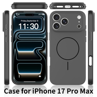 Funda magnética mate OEM personalizada con cubierta trasera de PC, delgada y ajustada para iPhone 17 18 Pro Max 16 15 Samsung S24 S25 S26 al por mayor