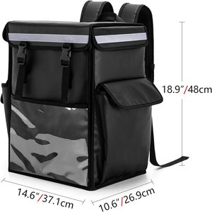 <span class=keywords><strong>Sac</strong></span> à dos de livraison de nourriture <span class=keywords><strong>Sac</strong></span> de livraison <span class=keywords><strong>isotherme</strong></span> avec 3 séparateurs réglables Polyester portable imperméable BSCI extérieur personnalisé - Product Image 6