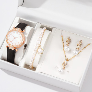 Set <span class=keywords><strong>de</strong></span> Regalo <span class=keywords><strong>de</strong></span> 5 Piezas <span class=keywords><strong>para</strong></span> Baby Shower: Reloj <span class=keywords><strong>de</strong></span> Cuarzo <span class=keywords><strong>para</strong></span> Mujer, Pulsera <span class=keywords><strong>de</strong></span> Perlas, Collar, Pendientes, Regalo Plateado <span class=keywords><strong>para</strong></span> Recién <span class=keywords><strong>Nacida</strong></span>, Recuerdo <span class=keywords><strong>de</strong></span> Fiesta <span class=keywords><strong>de</strong></span> Cumpleaños <span class=keywords><strong>para</strong></span> Niña - Product Image 3