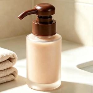 Factory Wholesale 33/410 4ml Plastic Lotion Pump Brown Twist Lock <b>Dispenser</b> for <b>Shampoo</b> Cosmetic Bottles - Product Image 4