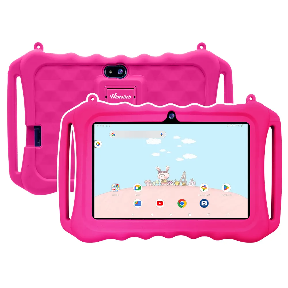 Tablet Barata educacional infantil 8 Polegadas Tablet IPS 32GB Android 8 Tablet com Capa de Silicone