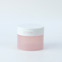 JXPACK 100ml 200ml 300ml 400ml 500ml Crème pour les mains Soins de la peau du corps Cosmétiques Conteneur en plastique Craem Pot avec couvercle rabattable