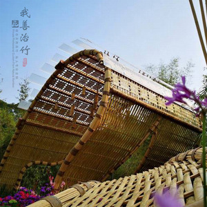 Bamboo Arches Pergola Chinese Style Outdoor Resting Garden Decoration ZJ 01 - Product Image 4