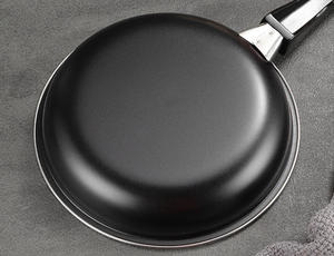Utensilios de Cocina Redondos de Hierro Fundido Antiadherentes de 20 cm, 25 cm y 30 cm, Sartenes Antiadherentes para Freír - Product Image 6