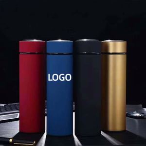 Sublimation Digital <b>Temperature</b> Termo Inteligente Stainless Steel Led Smart Water Bottle Vacuum Flask With Sens - Product Image 1