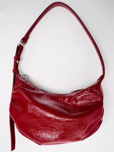 Borsa a tracolla in pelle sintetica di nuovo stile alla moda da <span class=keywords><strong>donna</strong></span> <span class=keywords><strong>Minimal</strong></span> Design coreano borsa alla moda accessorio femminile con borse Hobo increspate - Product Image 4