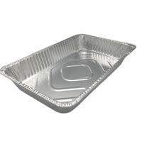Barquette alimentaire rectangulaire jetable extra large en aluminium avec couvercle en PP, 9000 ml, pour rôtissage, cuisson, barbecue et service traiteur