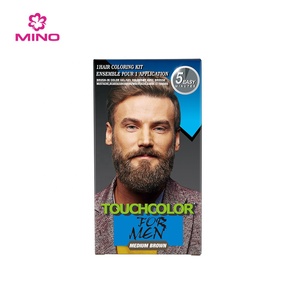 Venta al por mayor pelo Natural Color negro Real permanente barba crema - Product Image 3