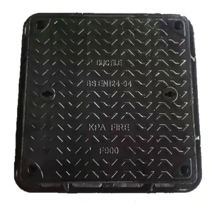 Couvercle de trou d'homme carré SMC étanche Matériau plastique composite en fibre de verre FRP avec fer conforme à la norme EN124 pour une utilisation sur route - Product Image 2