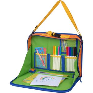 Organisateur de siège arrière de voiture pour enfants, style coréen, avec logo personnalisé du fabricant, plateau de voyage, tableau de dessin, sac de rangement portable 2026 - Product Image 1