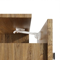 PRODIGY HG002 Serrure de sécurité blanche anti-enfants en plastique pour poignées de porte et d'armoire, installation rapide, sécurisée pour les nouveau-nés et les tout-petits