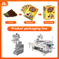 Machine à emballer automatique de poudre de thé de feuille de Moringa de levure de piment de gingembre de sachet de BG 3 côtés