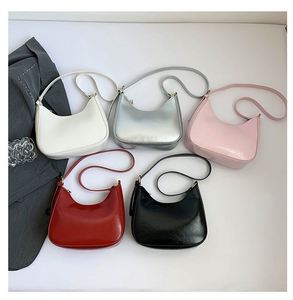 Fashionable Korean Style Armpit <b>Bag</b>, Retro Solid Color Crossbody <b>Bag</b>, High-quality Luxury Women's Shoulder <b>Bag</b> - Product Image 1