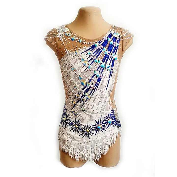 LIUHUO Girls Rhythmic Gymnastics Leotards plus size exotic dancewear