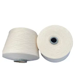 100% Combed Cotton Yarn Raw White Undyed Yarn Unwaxed Yarn