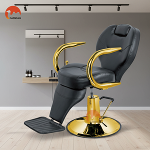 เก้าอี้ตัดผมปรับเอนได้สไตล์หรูหราสำหรับร้านเสริมสวยและร้านตัดผมชาย - Product Image 1