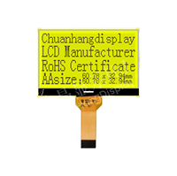 Écran LCD COG ChuanHangDisplay CH12864-8-3-L de 2,8 pouces, 66,0x37,65 mm, puce IC ST7567, affichage LCD 128x64 parallèle/série