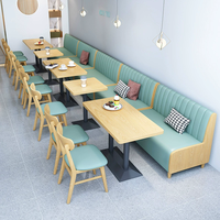 Tables et chaises de restaurant rapide modernes en bois pour usage extérieur, hôtelier et agricole – Vente en gros