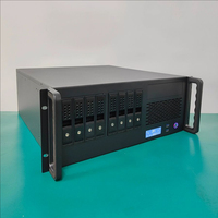 Boîtier de serveur 4U pour montage en rack avec plateau ATX et HDD, châssis de montage en rack industriel avec ventilateur, produits en stock