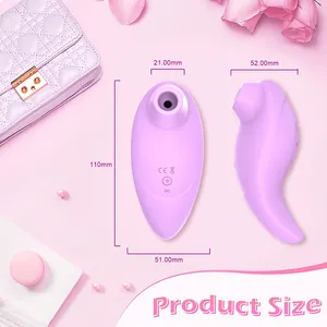 YLove fabbrica 10 vibrazioni e 10 modalità di succhiamento clitoride capezzolo vibratore giocattolo del sesso con la lingua giocattoli del sesso Mini vibratore per le donne