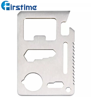 Firstime couteau 11 en 1 pour Camping en plein air survie chasse couteau à carte de crédit SOS couteau de poche outils